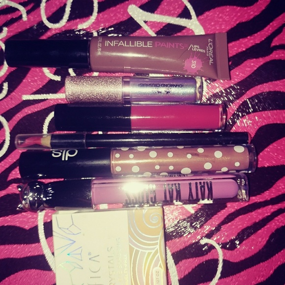 Lime Crime Diamond Crushers Other - All New 5 lipglosses+lipliner+eyeshadow+nail pol.
